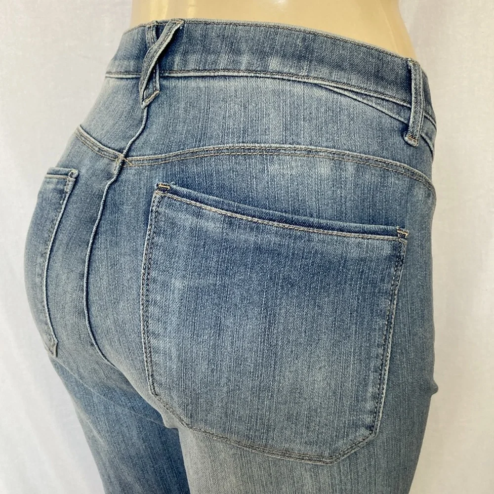 WIT & WISDOM Jeans Women’s Tummy Control Size 18W Raw Hem Ankle Skinny NWOT
